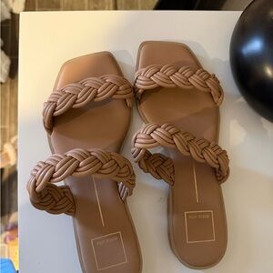Dolce Vita Women's Braided Brown Sandals
